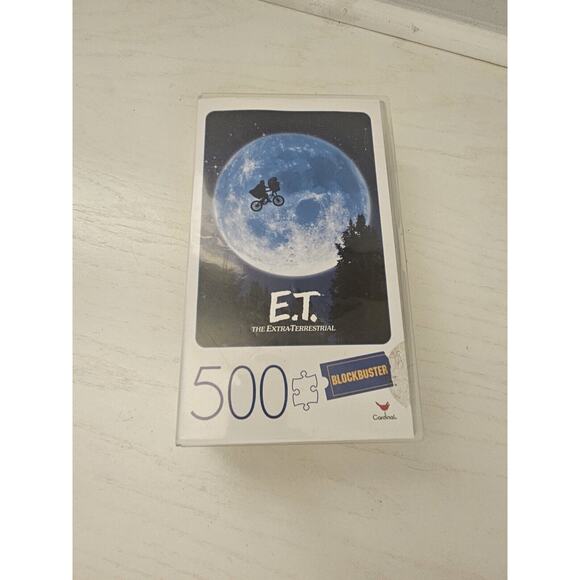 Blockbuster E.T. The Extra-Terrestrial Movie Poster‎ 500 Piece Jigsaw Puzzle - Picture 1 of 7